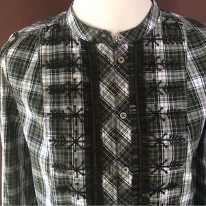 J. Crew Green Plaid Women’s Shirt